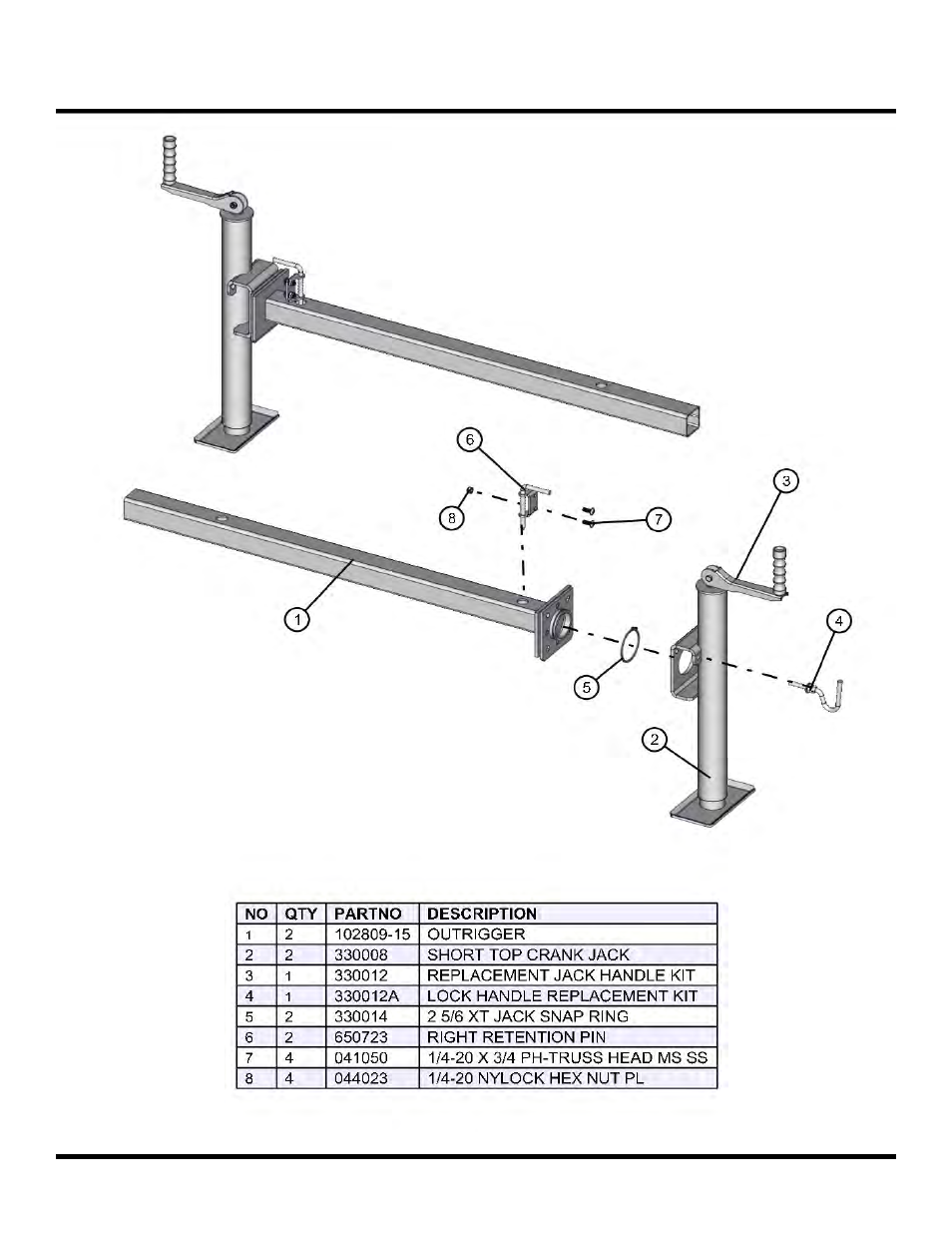 Outriggers, Night lite pro ii | Allmand Brothers NL PRO II User Manual | Page 127 / 174