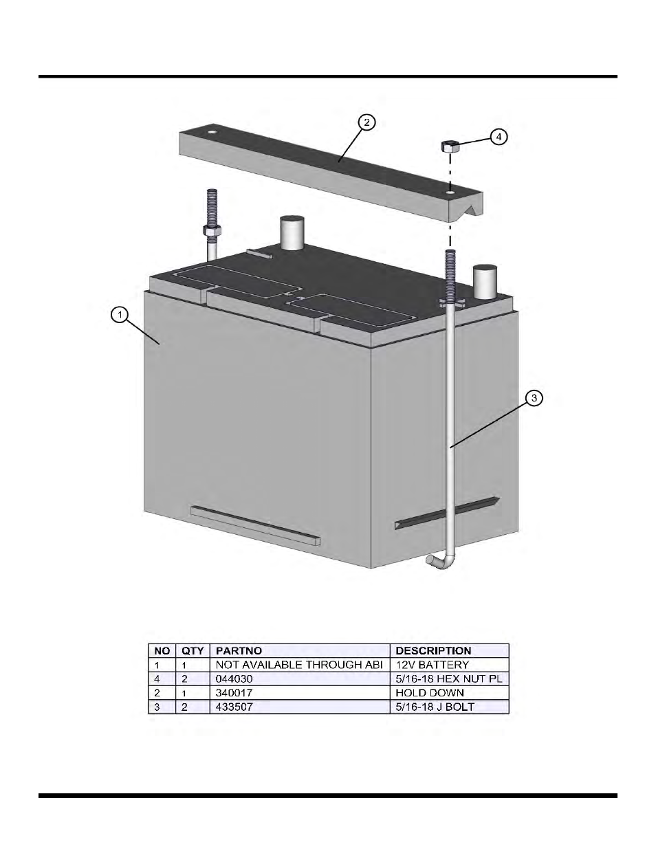 Battery, Night lite pro ii | Allmand Brothers NL PRO II User Manual | Page 172 / 174