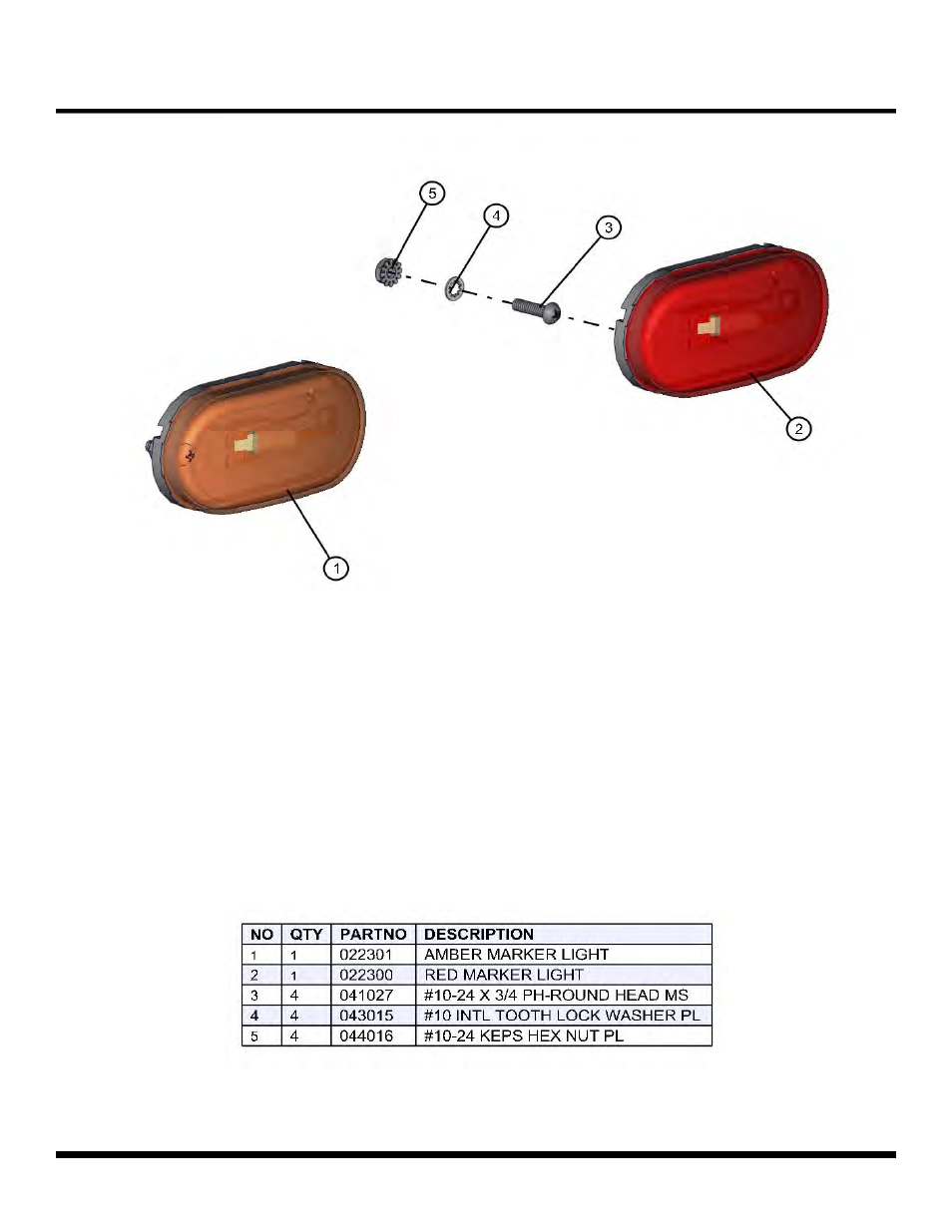 Marker lights, Night lite pro ii | Allmand Brothers NL PRO II User Manual | Page 173 / 174