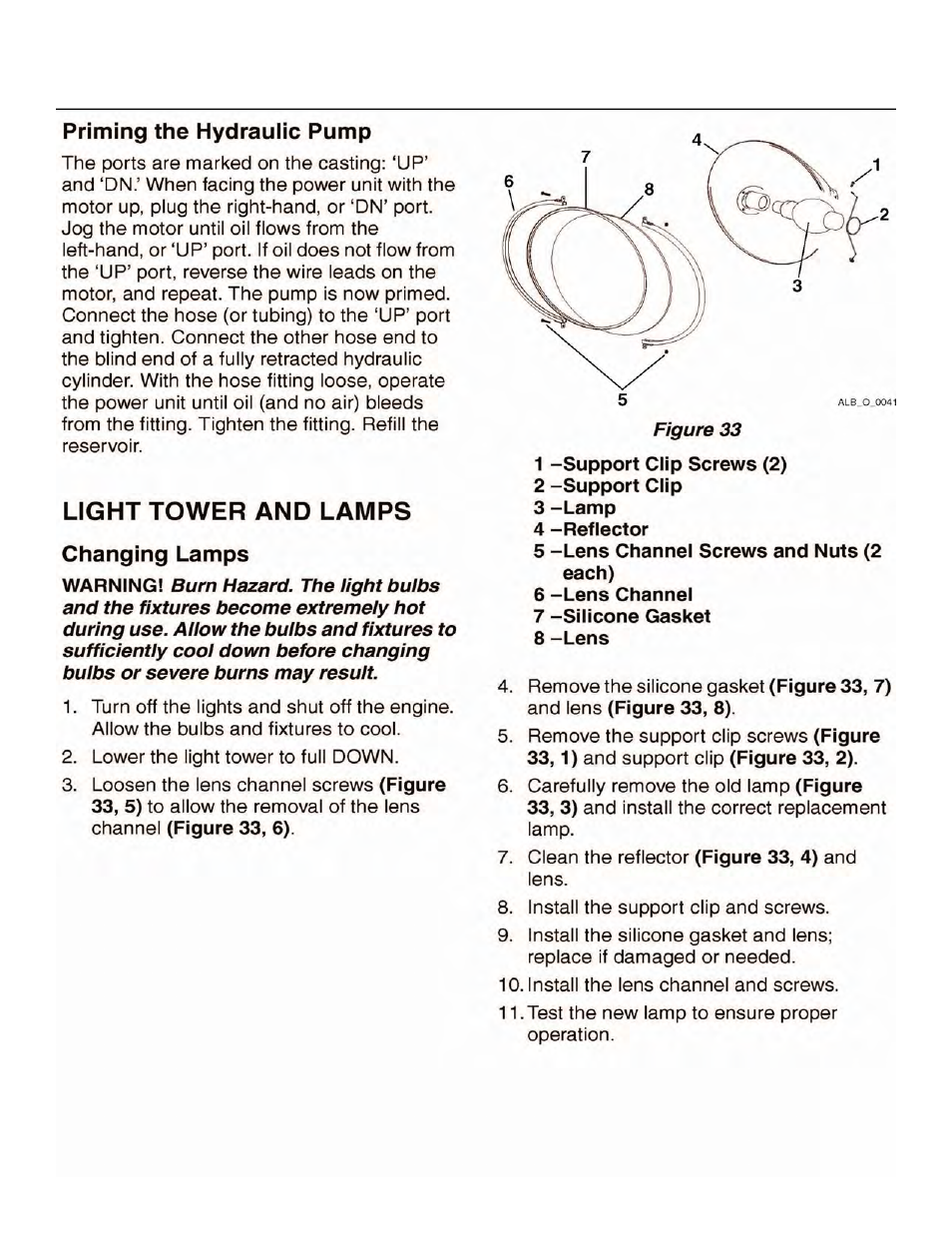 Maintenance | Allmand Brothers NL PRO II User Manual | Page 50 / 174