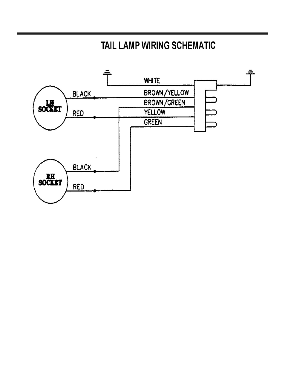 Tail light wiring harness | Allmand Brothers NL PRO II User Manual | Page 76 / 174