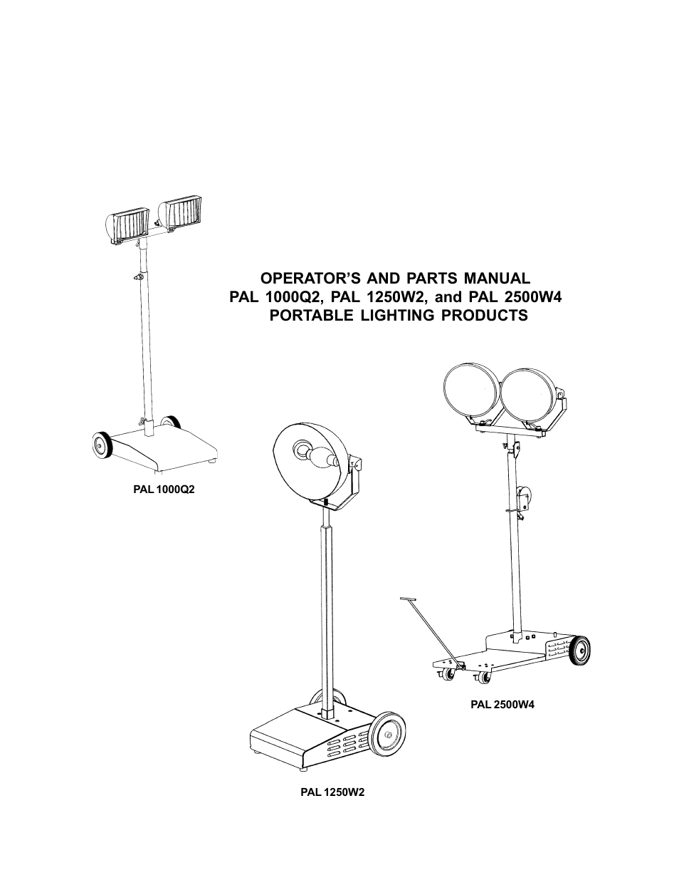 Allmand Brothers PAL User Manual | 14 pages