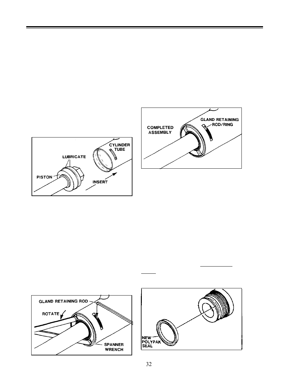 Maintenance instructions | Allmand Brothers Allmand 8.5 10 FT BACKHOE User Manual | Page 32 / 41