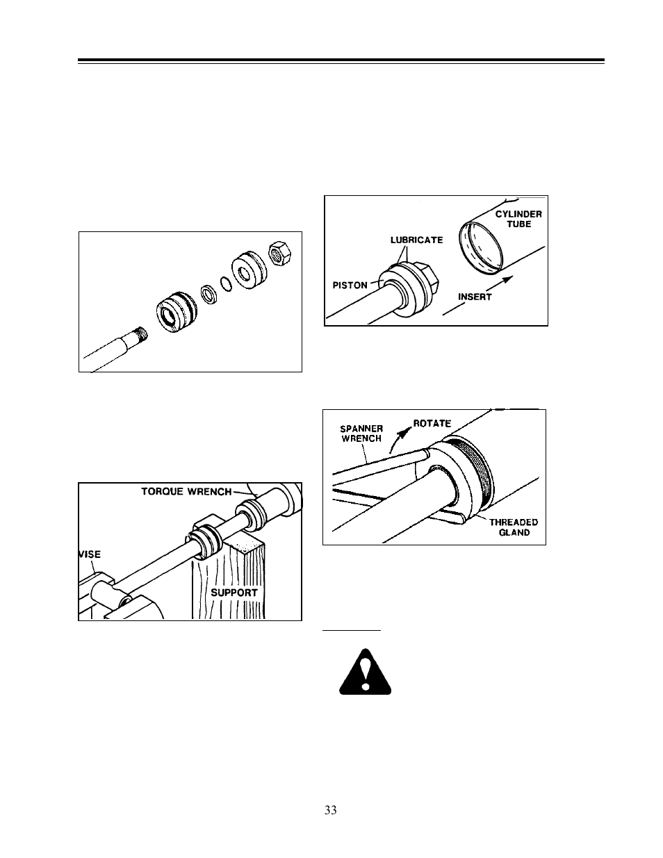 Maintenance instructions | Allmand Brothers Allmand 8.5 10 FT BACKHOE User Manual | Page 33 / 41