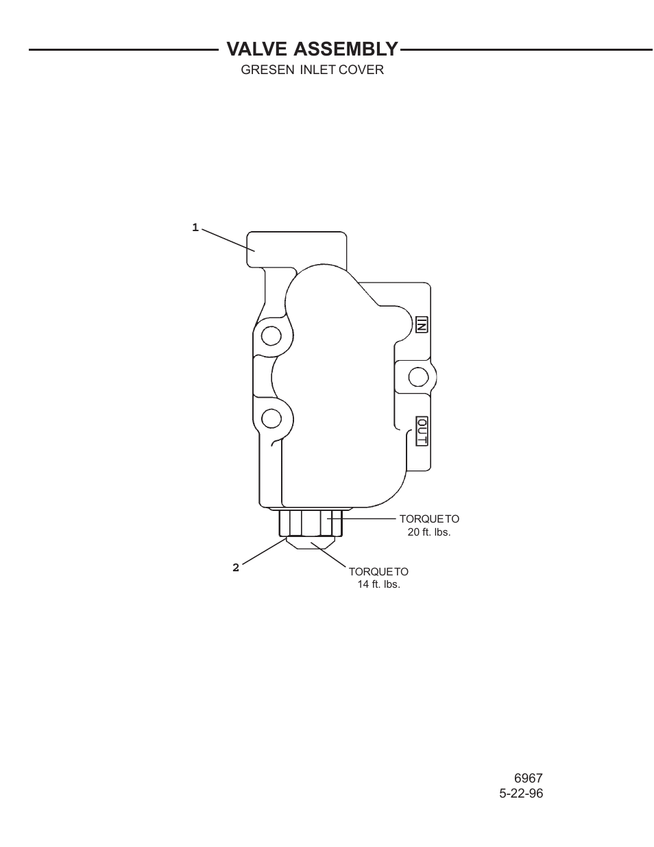 Valve assembly | Allmand Brothers TLB 408 BACKHOE User Manual | Page 45 / 93