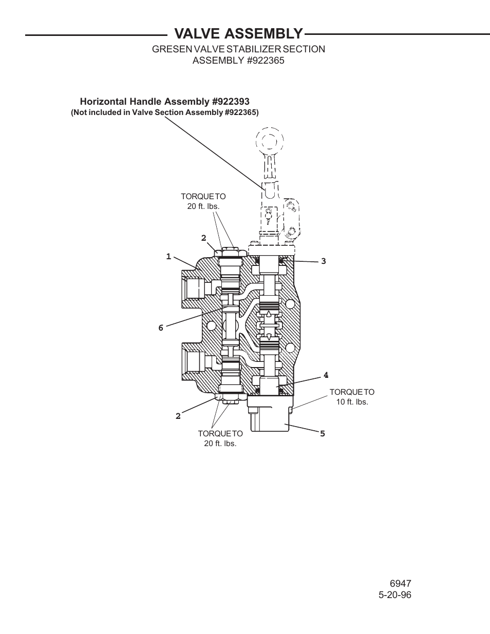 Valve assembly | Allmand Brothers TLB 408 BACKHOE User Manual | Page 49 / 93