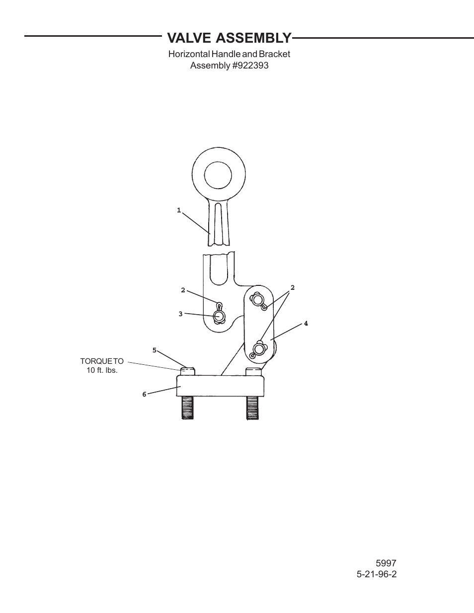 Valve assembly | Allmand Brothers TLB 408 BACKHOE User Manual | Page 59 / 93