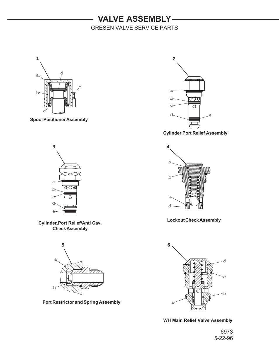 Valve assembly | Allmand Brothers TLB 408 BACKHOE User Manual | Page 61 / 93