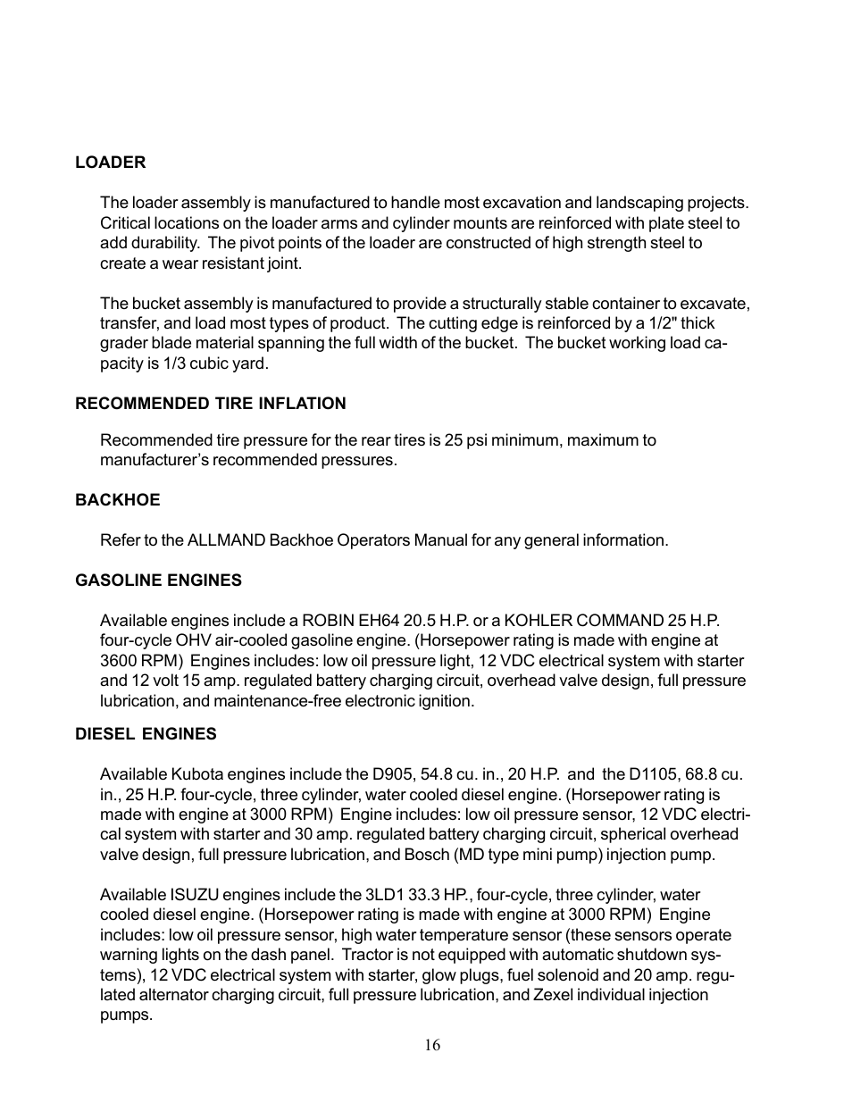 Allmand Brothers TLB 535 User Manual | Page 16 / 51