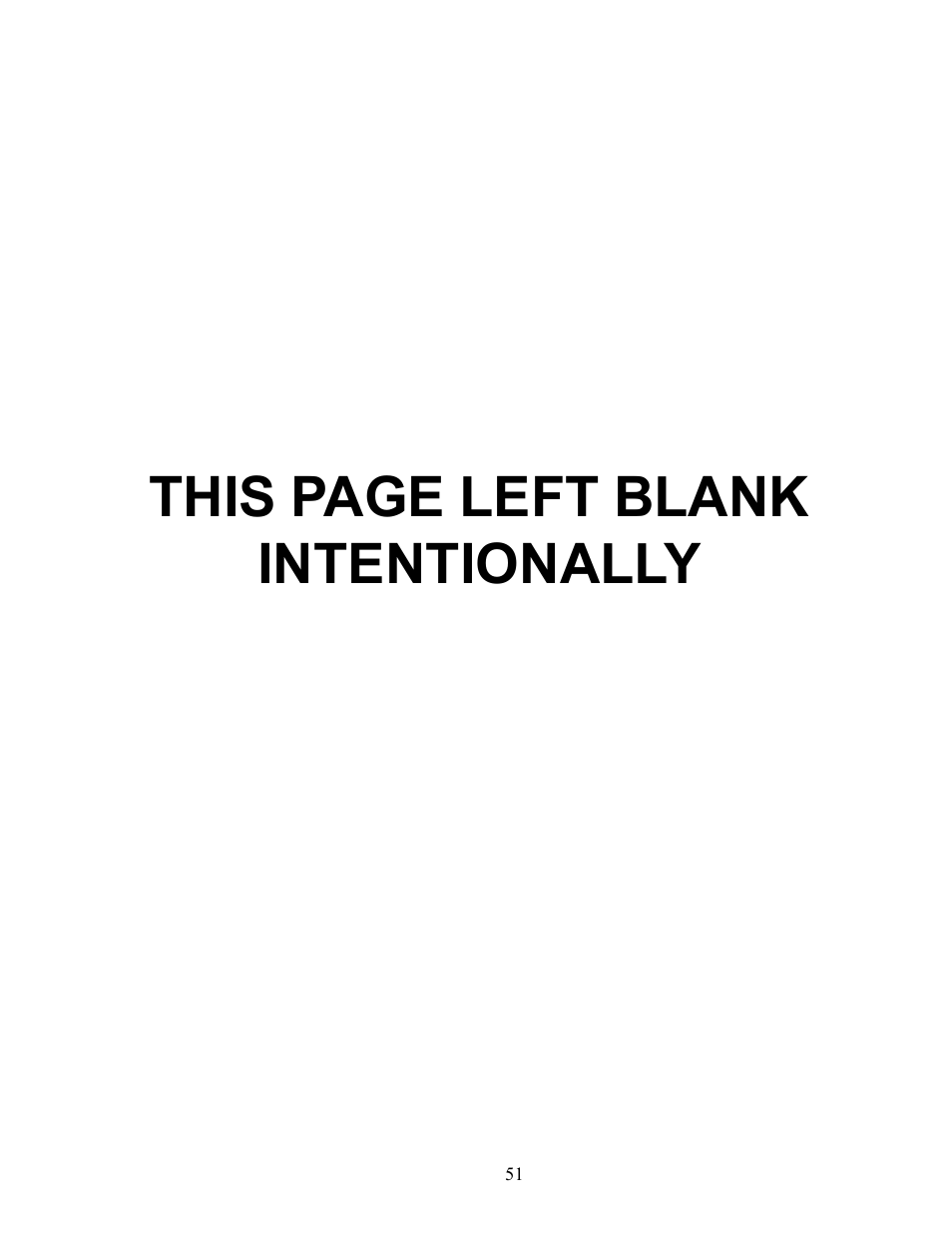 This page left blank intentionally | Allmand Brothers TLB 535 User Manual | Page 51 / 51