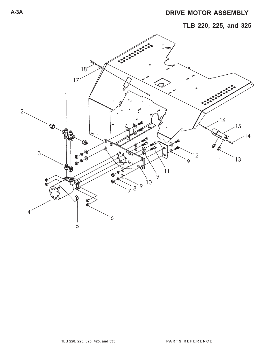 Drive motor assembly | Allmand Brothers TLB 535 User Manual | Page 6 / 108