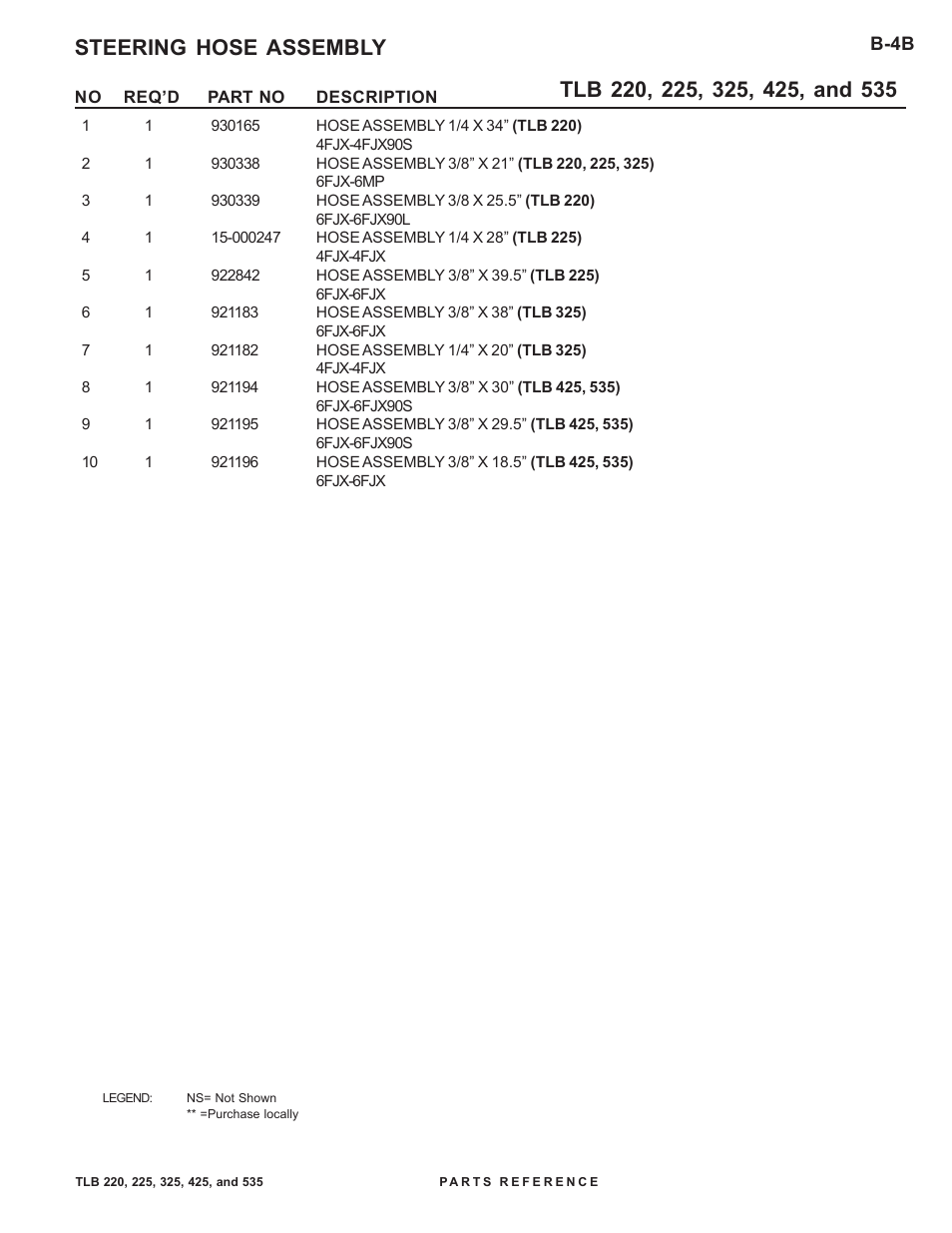 Allmand Brothers TLB 535 User Manual | Page 83 / 108