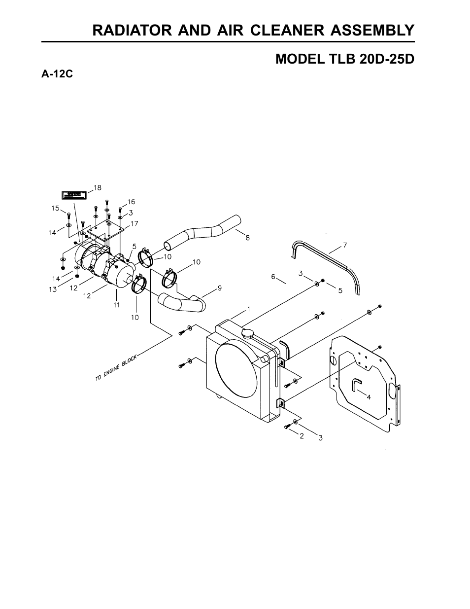 Radiator and air cleaner assembly | Allmand Brothers TLB25D User Manual | Page 52 / 91