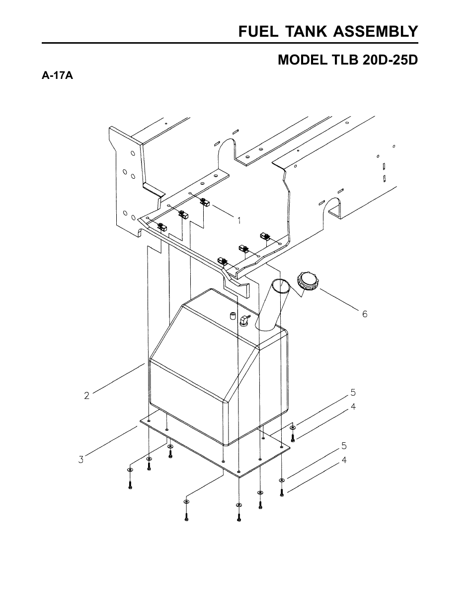 Fuel tank assembly | Allmand Brothers TLB25D User Manual | Page 74 / 91