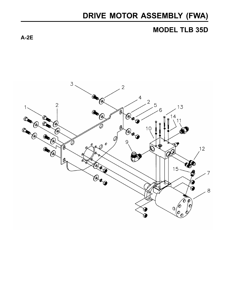 Drive motor assembly (fwa) | Allmand Brothers TLB35D User Manual | Page 10 / 99