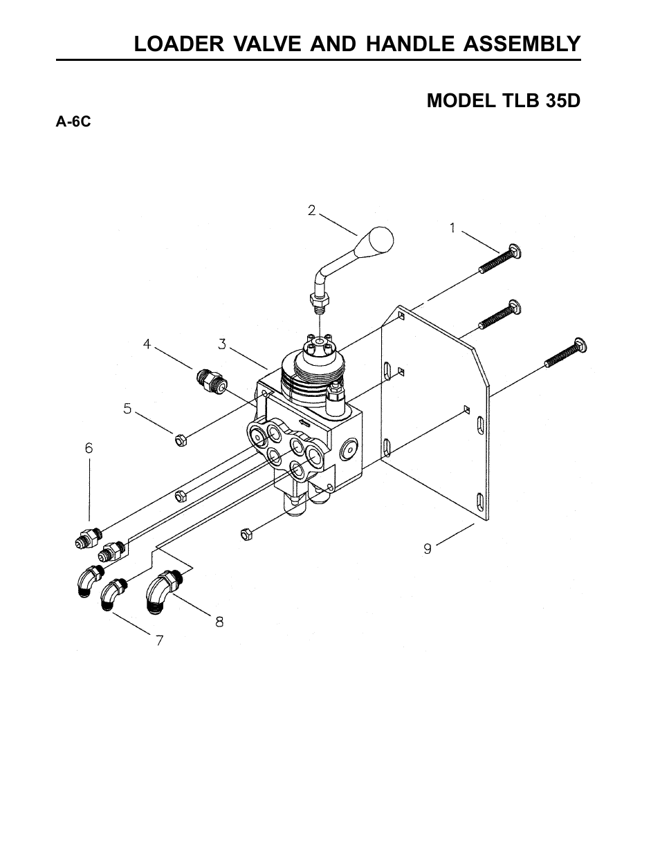 Loader valve and handle assembly | Allmand Brothers TLB35D User Manual | Page 22 / 99