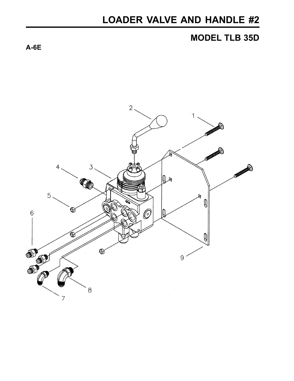 Loader valve and handle #2 | Allmand Brothers TLB35D User Manual | Page 24 / 99