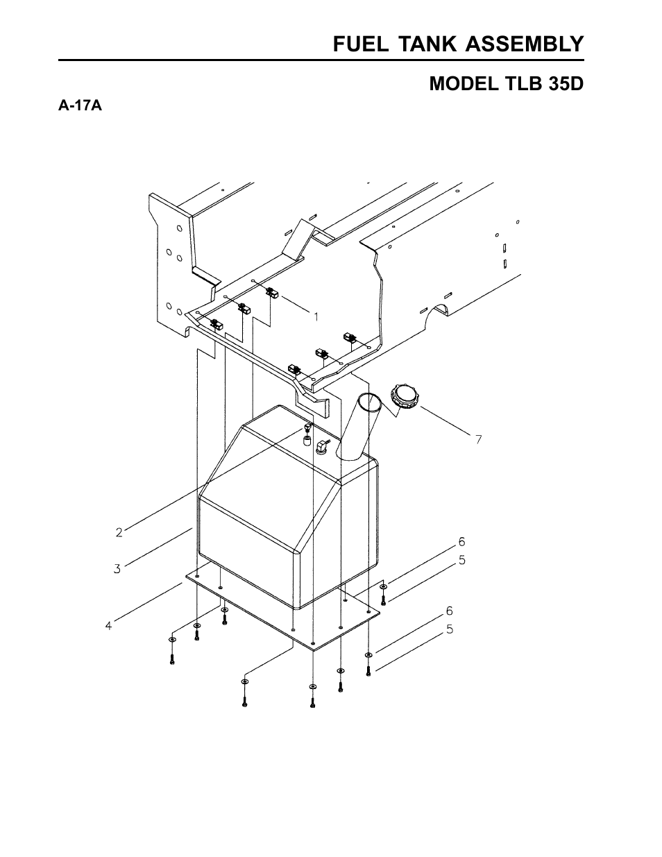 Fuel tank assembly | Allmand Brothers TLB35D User Manual | Page 82 / 99