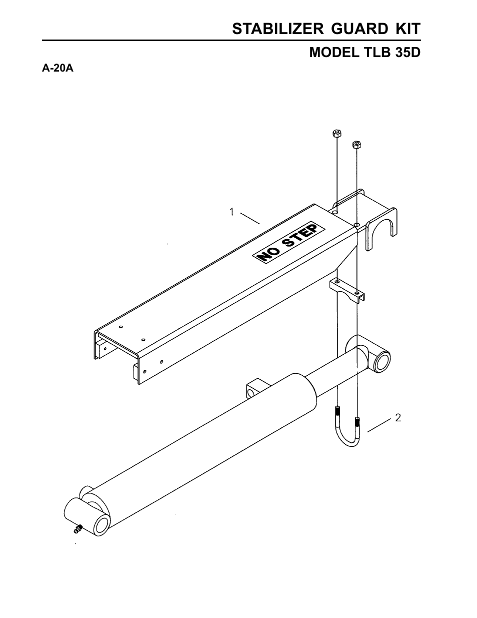 Stabilizer guard kit | Allmand Brothers TLB35D User Manual | Page 98 / 99