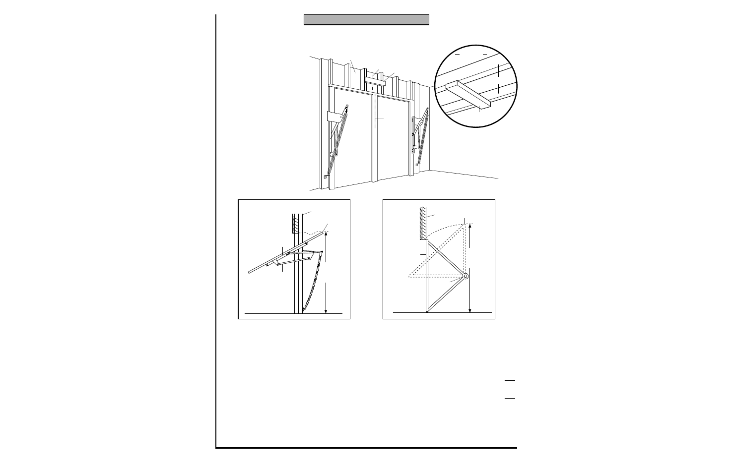 One-piece door w/o track, Proceed to step 2, page 14, One-piece door without track | Chamberlain SECURITY+ 6200-2K User Manual | Page 13 / 40