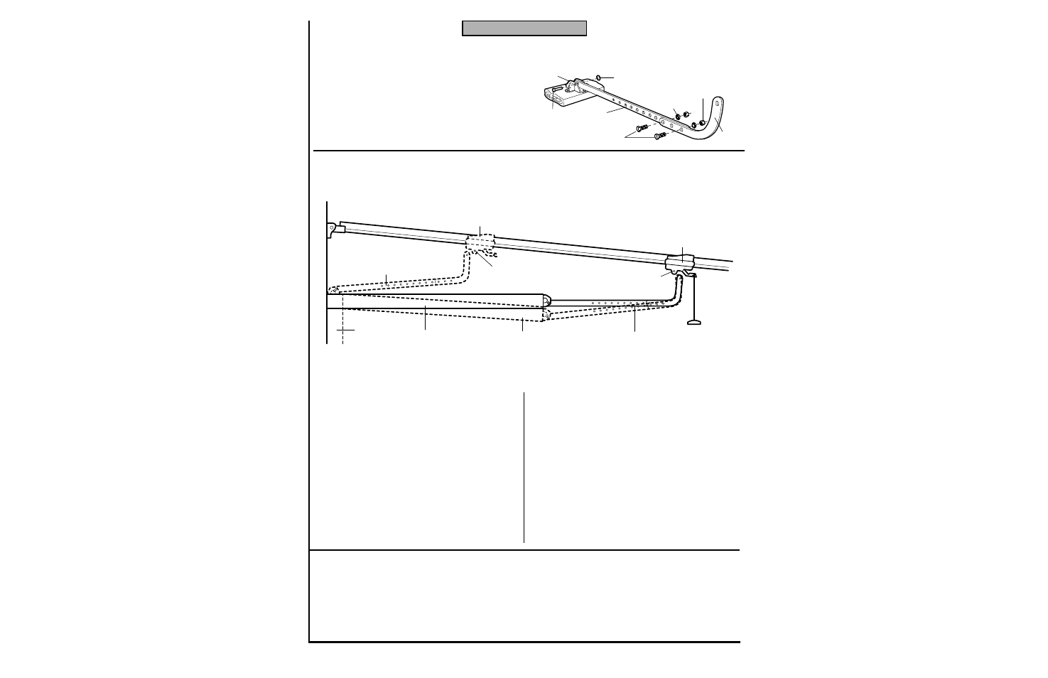 One-piece door only, Door arm to trolley 1 pc 1/96, All one-piece doors | Adjustment procedures for one-piece doors | Chamberlain SECURITY+ 6200-2K User Manual | Page 27 / 40