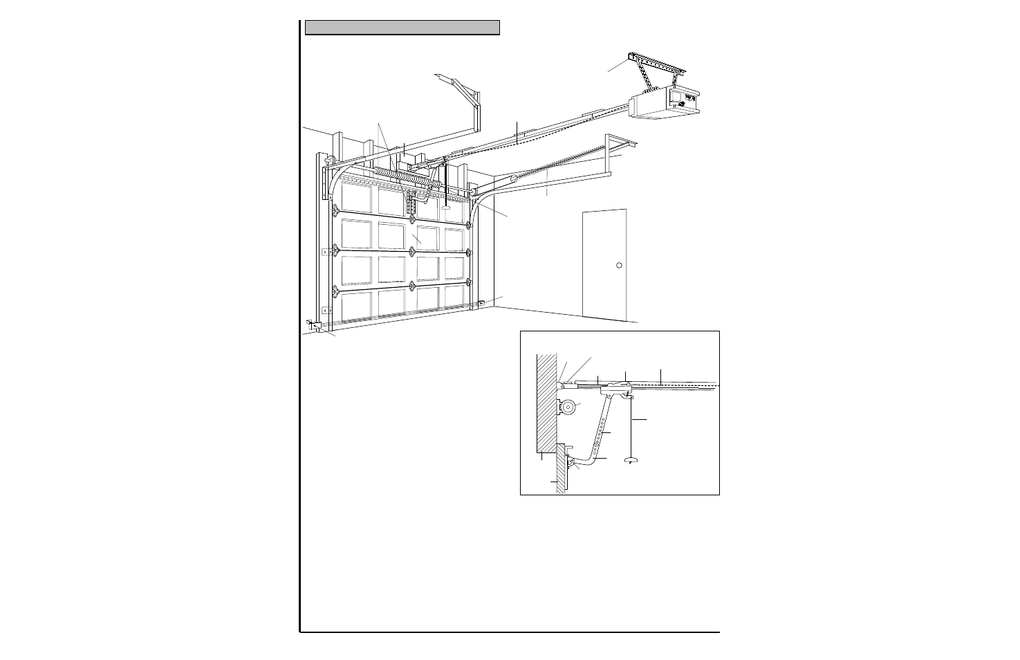 Sectional door installation | Chamberlain SECURITY+ 6200-2K User Manual | Page 4 / 40