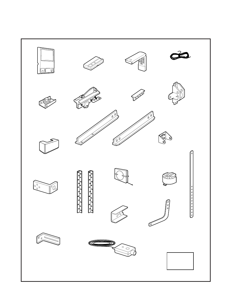 Opener carton inventory, Carton inventory | Chamberlain SECURITY+ 6200-2K User Manual | Page 6 / 40