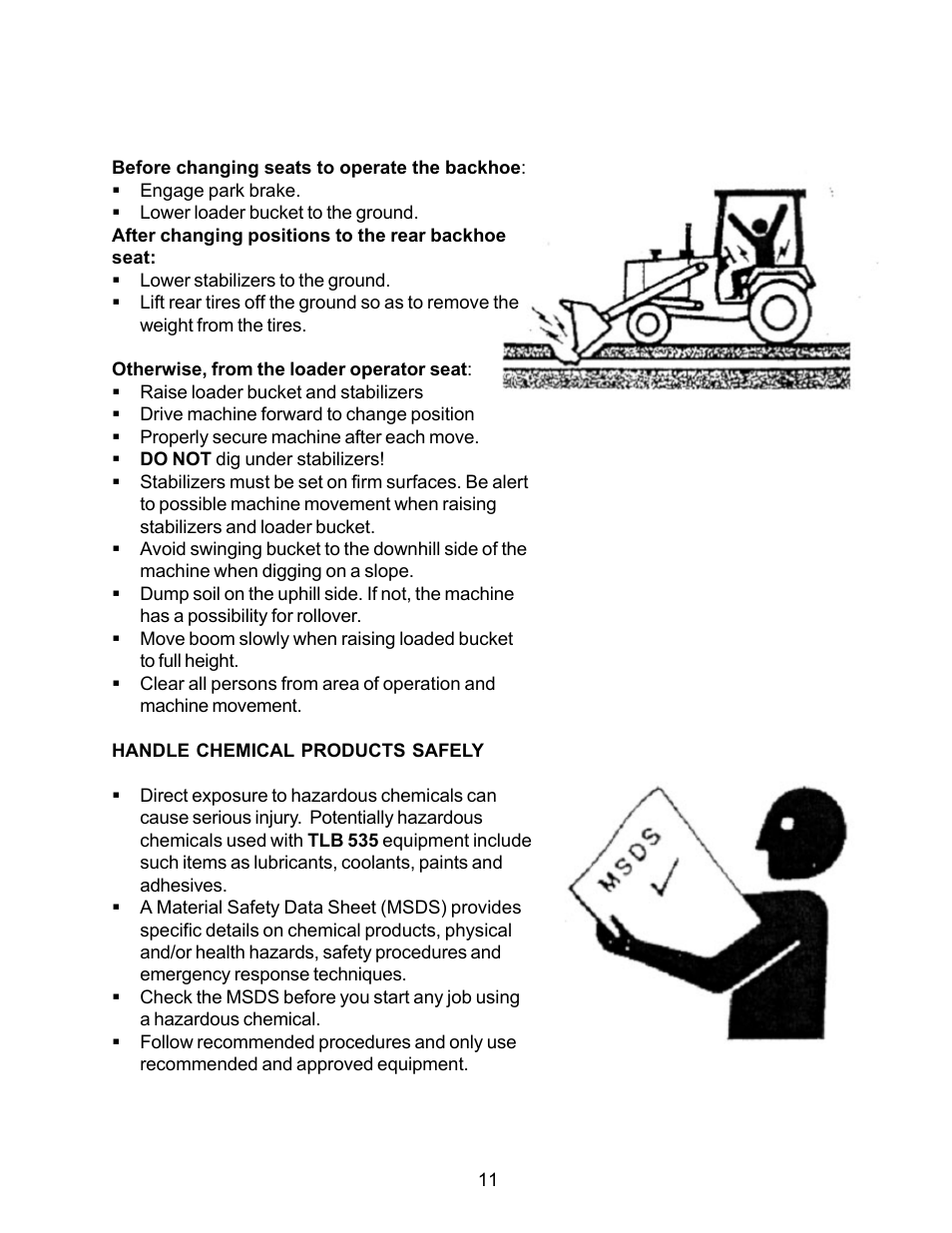 Allmand Brothers TLB6235 Tractor User Manual | Page 11 / 42