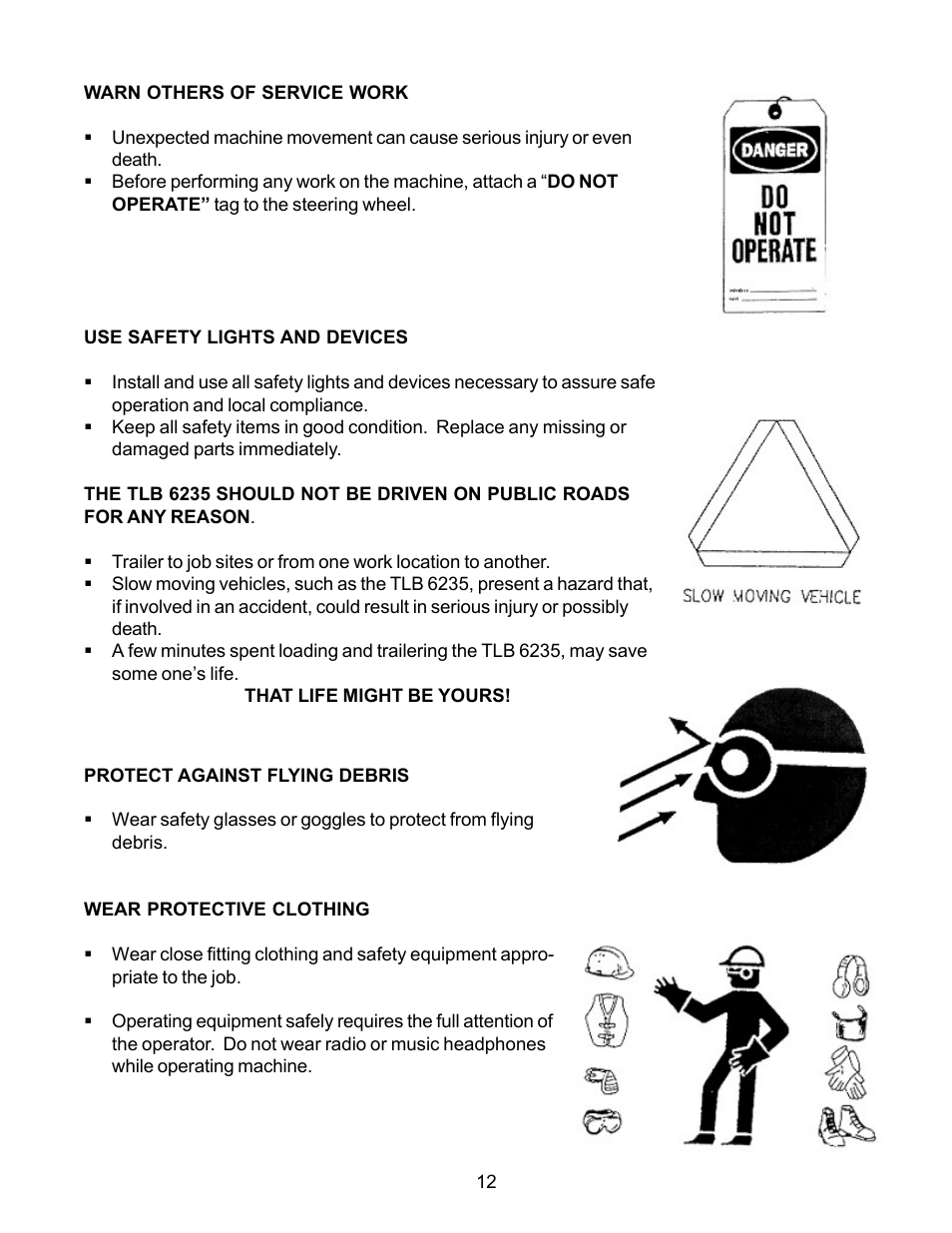 Allmand Brothers TLB6235 Tractor User Manual | Page 12 / 42