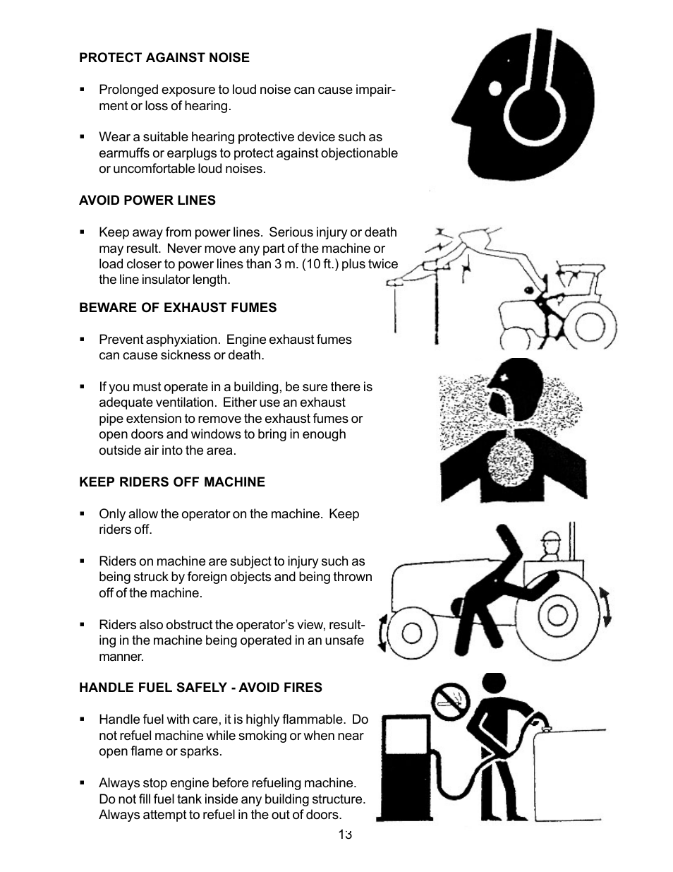 Allmand Brothers TLB6235 Tractor User Manual | Page 13 / 42