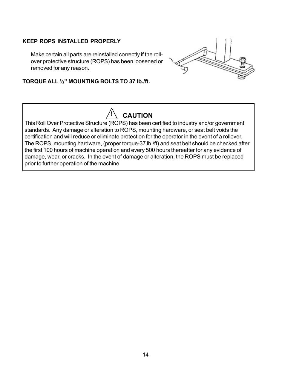 Allmand Brothers TLB6235 Tractor User Manual | Page 14 / 42