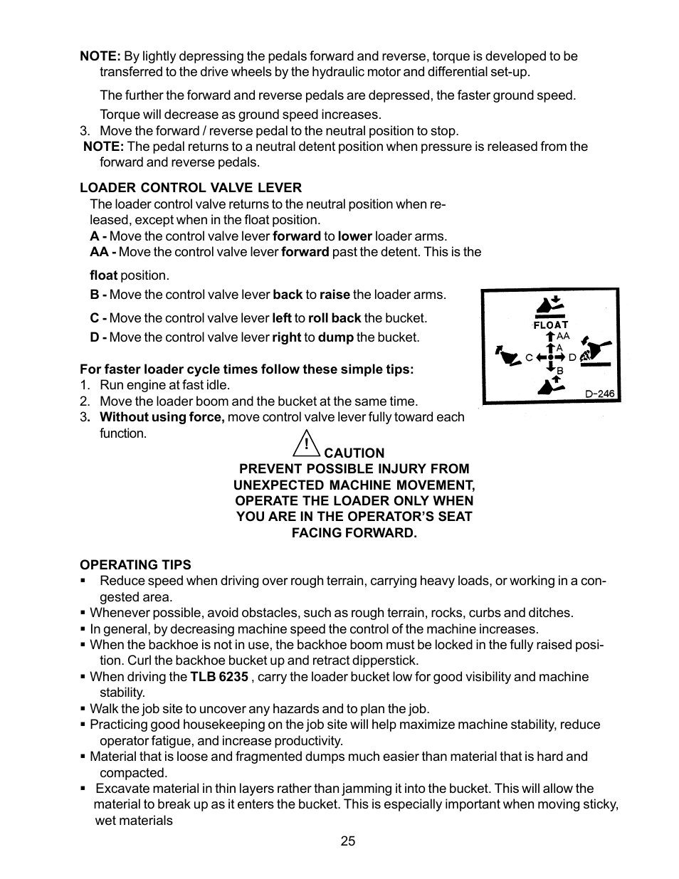 Allmand Brothers TLB6235 Tractor User Manual | Page 25 / 42