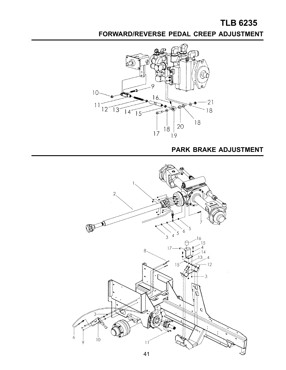 Tlb 6235 | Allmand Brothers TLB6235 Tractor User Manual | Page 41 / 42
