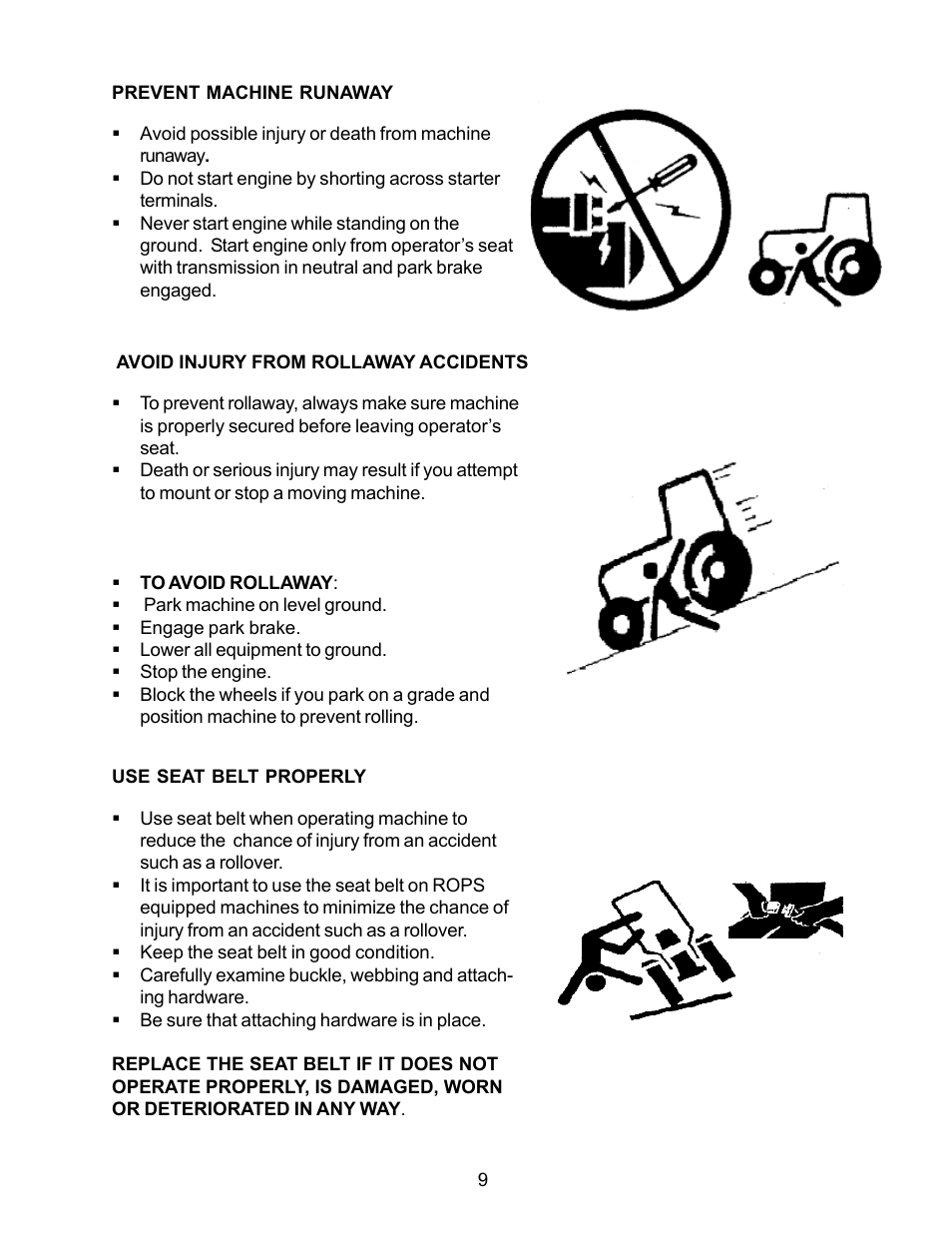 Allmand Brothers TLB6235 Tractor User Manual | Page 9 / 42