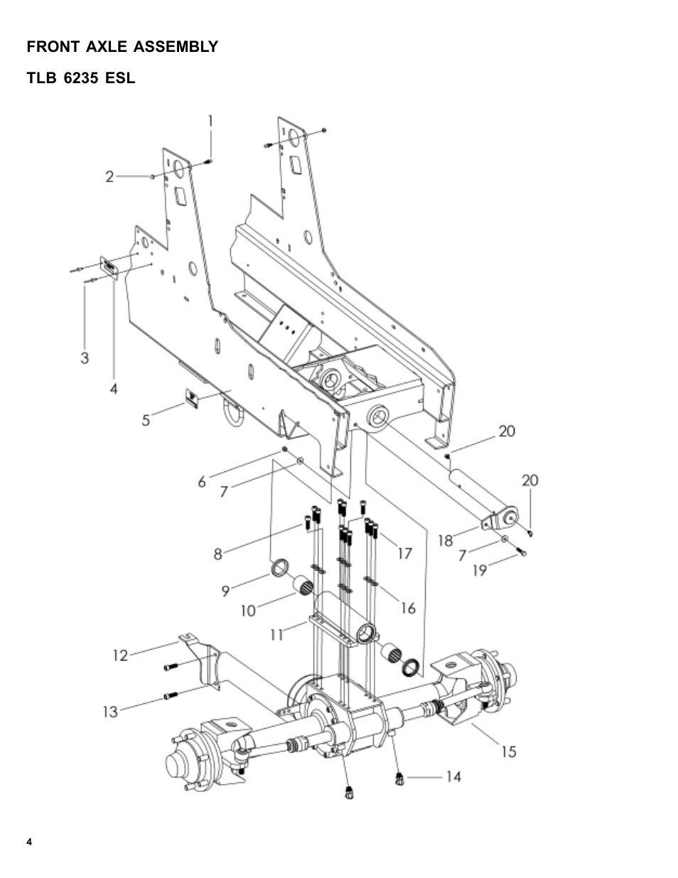 Allmand Brothers TLB6235 Tractor User Manual | Page 4 / 80