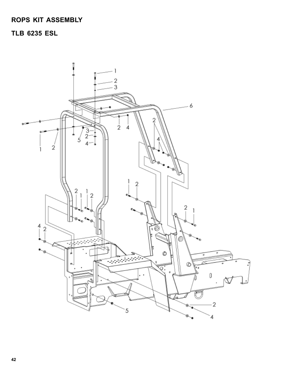 Allmand Brothers TLB6235 Tractor User Manual | Page 42 / 80