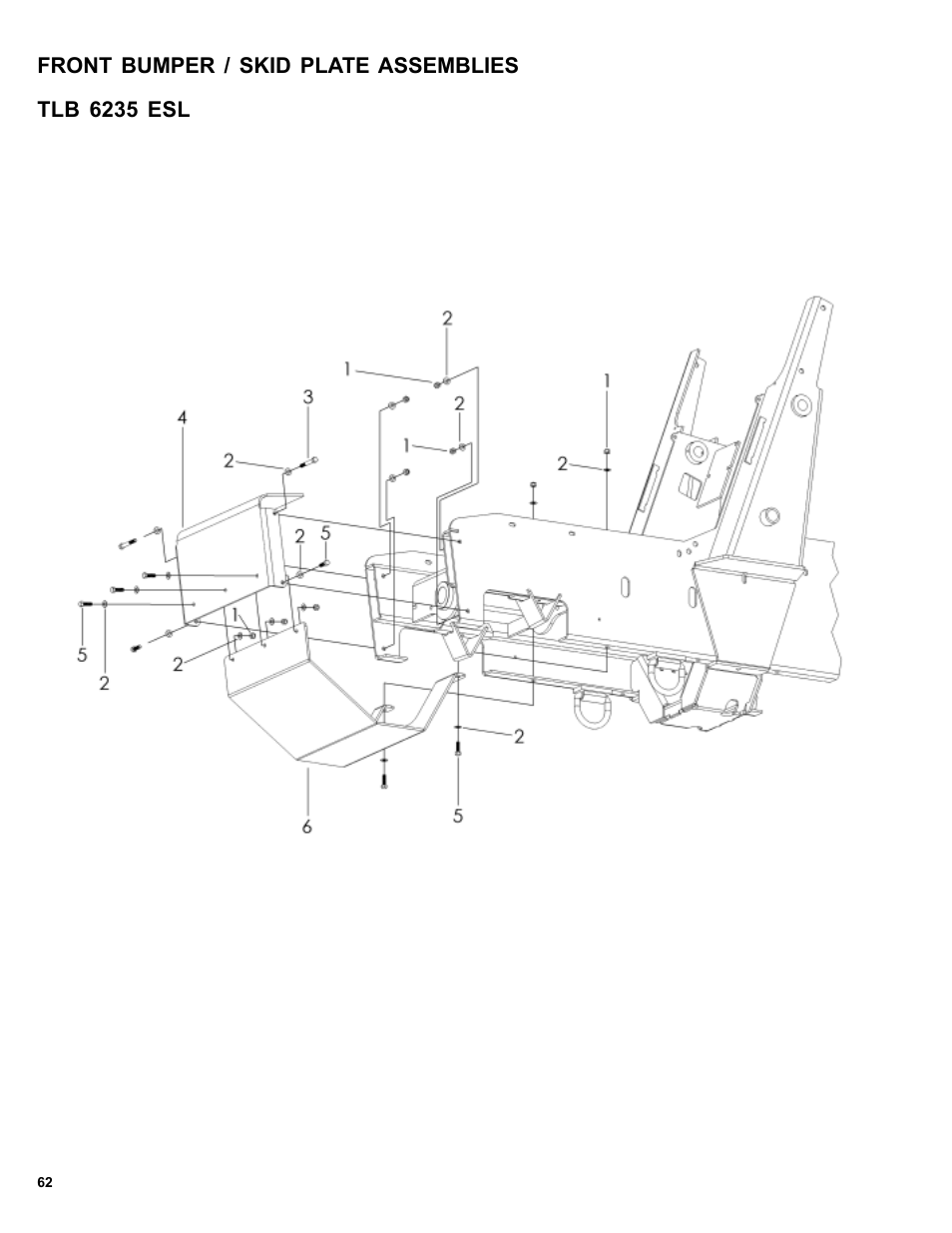 Allmand Brothers TLB6235 Tractor User Manual | Page 62 / 80