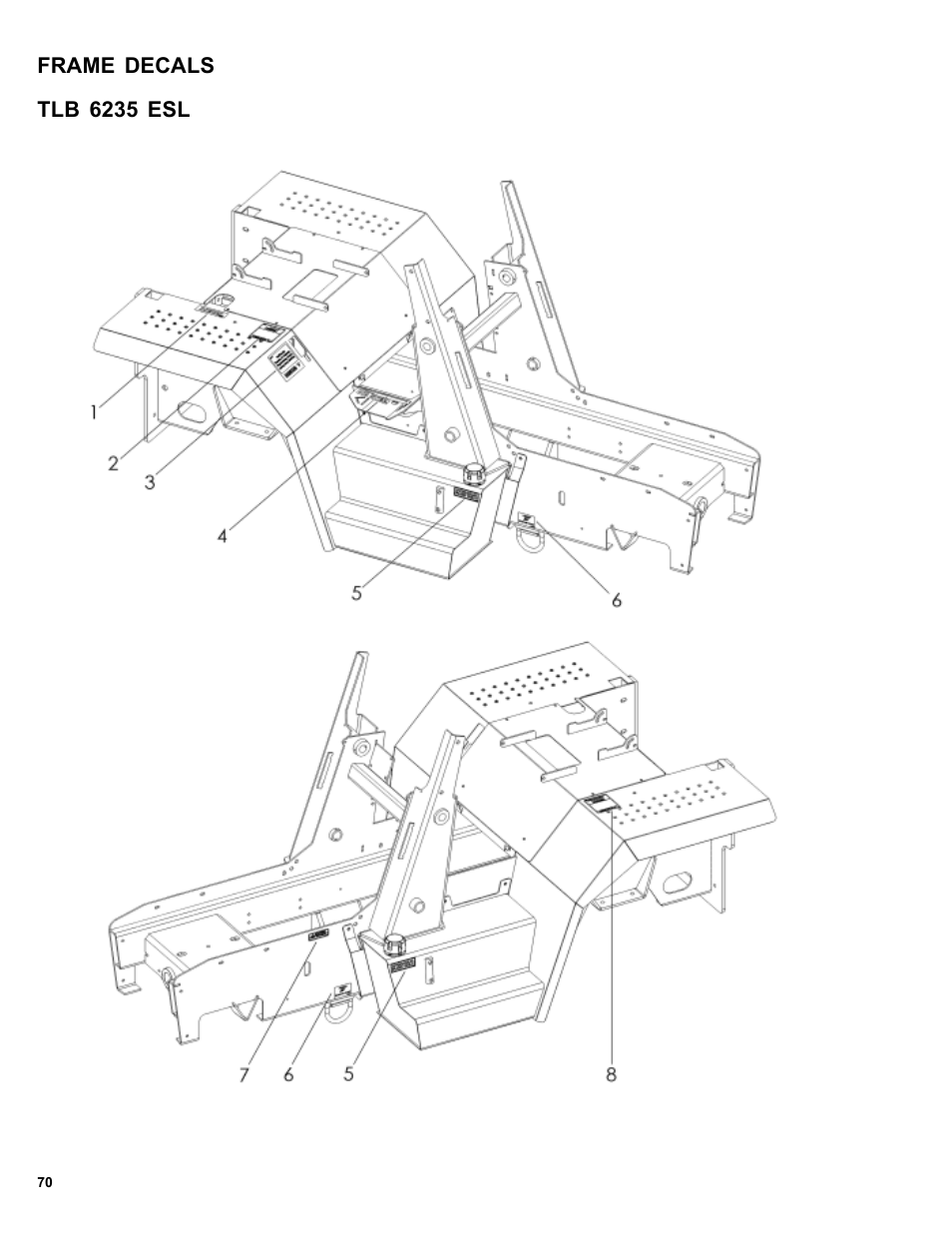 Allmand Brothers TLB6235 Tractor User Manual | Page 70 / 80
