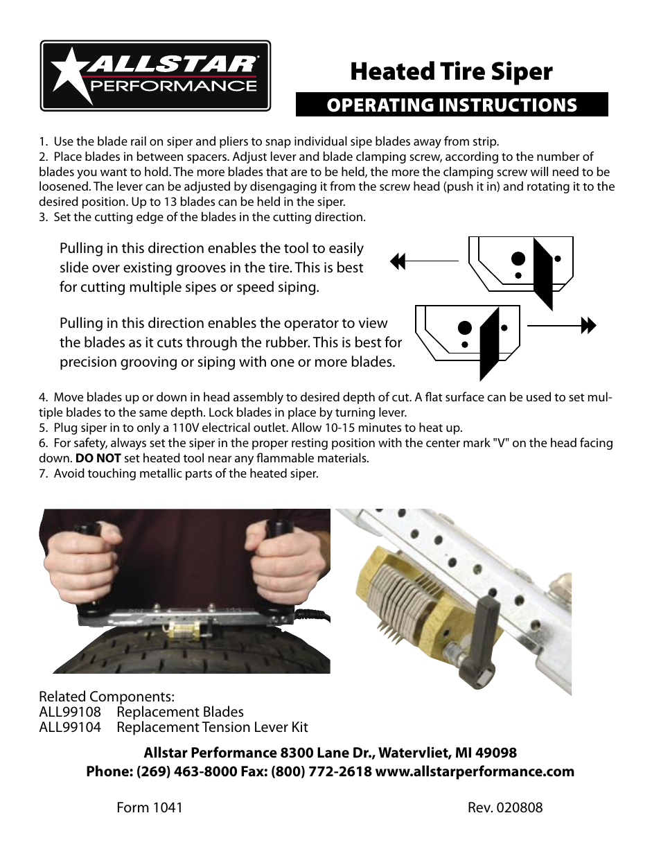 Allstar Performance ALL10266 User Manual | 1 page