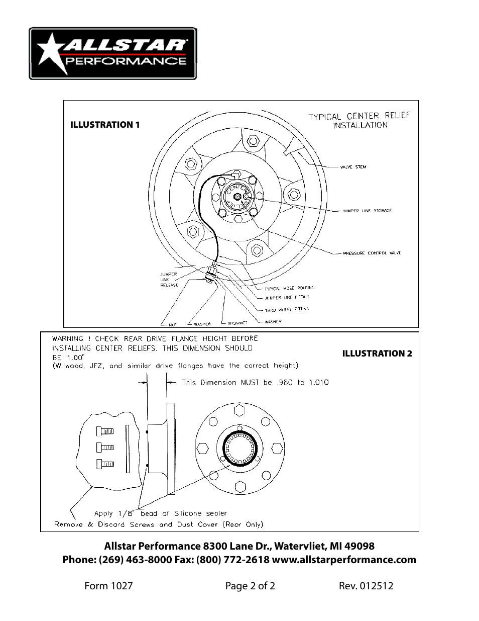 Allstar Performance ALL44070 User Manual | Page 2 / 2