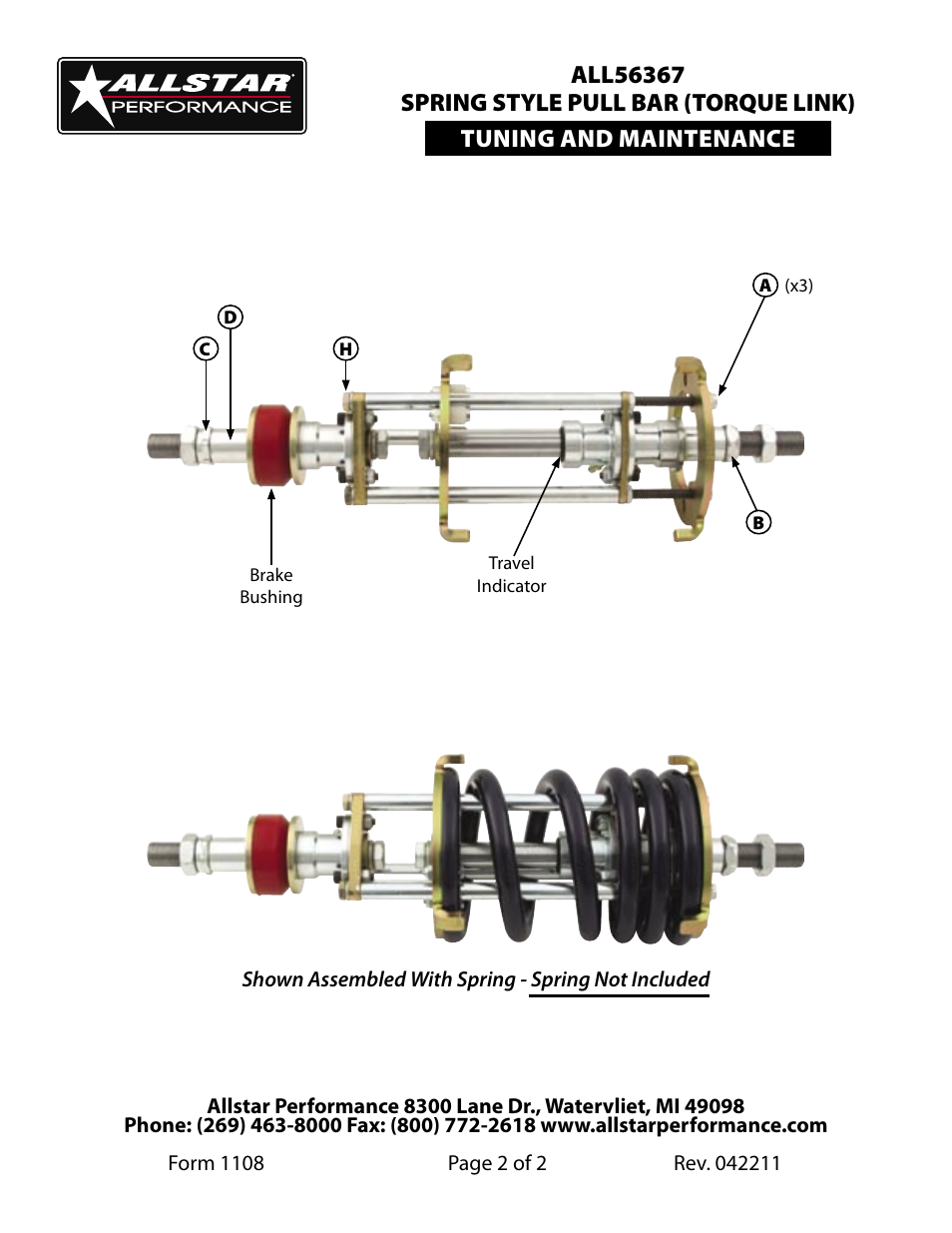 Allstar Performance ALL56367 User Manual | Page 2 / 2