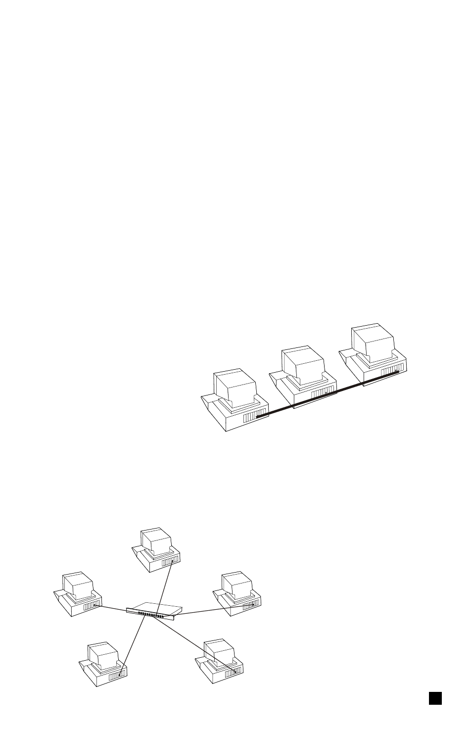 Thin coax cabling, Twisted-pair cabling, Getting started | Amer Networks C110W User Manual | Page 4 / 13