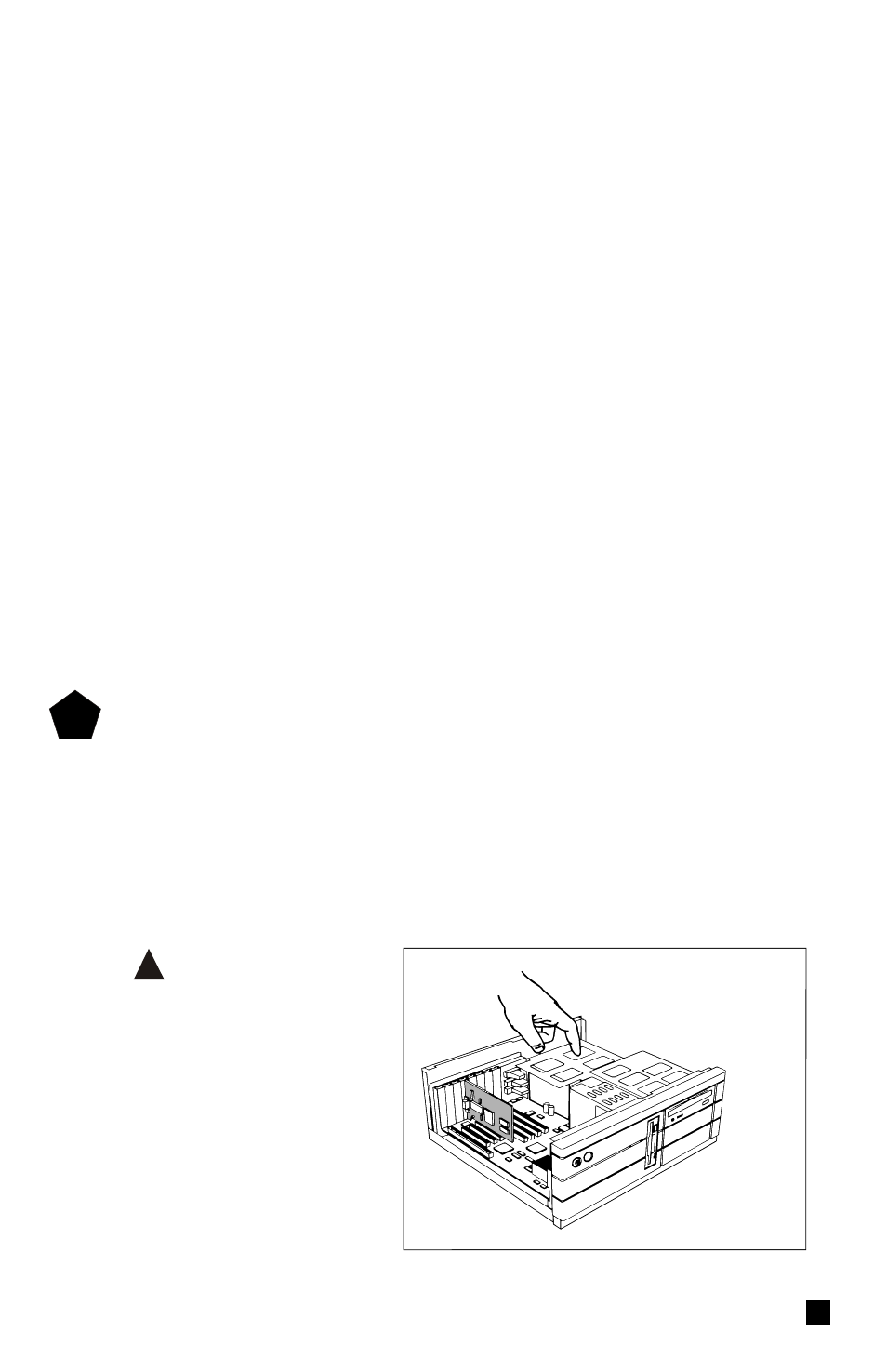 Installing the optional boot rom, Install the adapter, Hardware installation | Installing the network interface card | Amer Networks C110W User Manual | Page 6 / 13