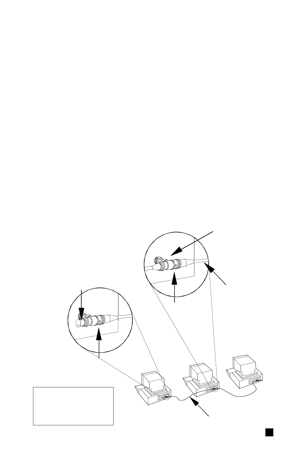 If you are using thin coax cabling | Amer Networks C110W User Manual | Page 8 / 13