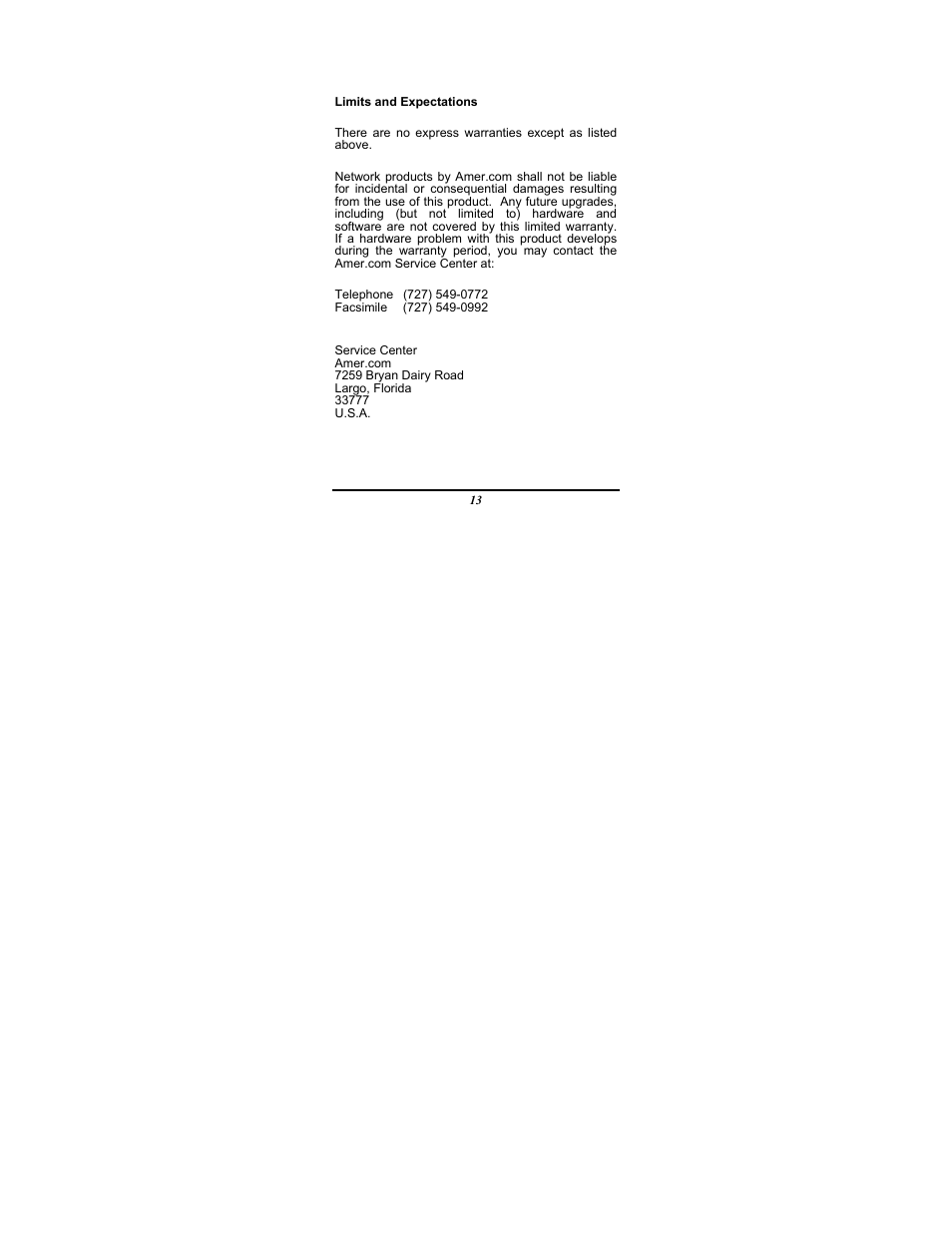 Amer Networks C1110-32 User Manual | Page 17 / 17