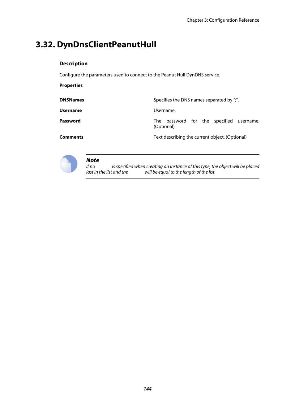 Dyndnsclientpeanuthull | Amer Networks E5 CLI User Manual | Page 144 / 290