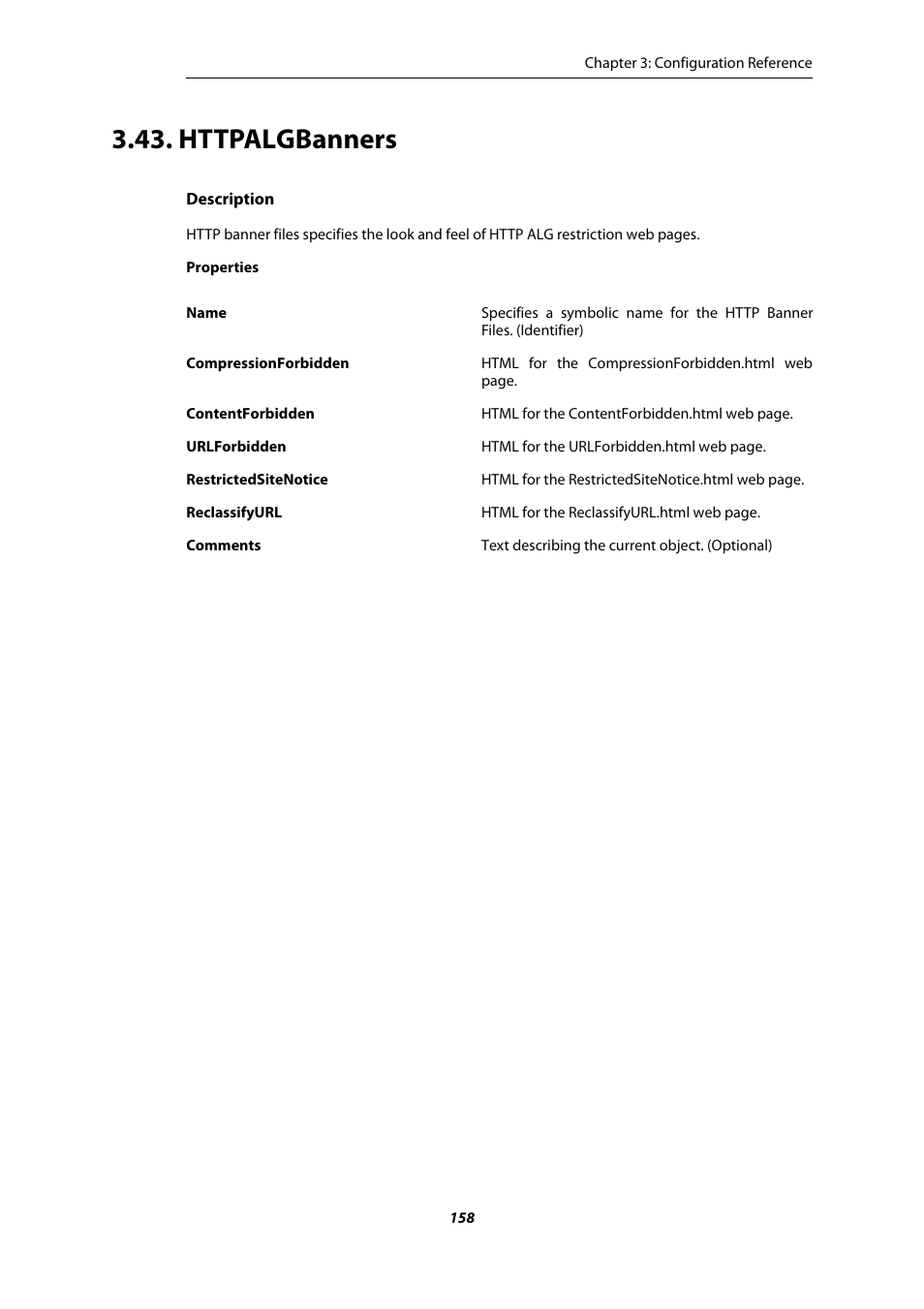 Httpalgbanners | Amer Networks E5 CLI User Manual | Page 158 / 290