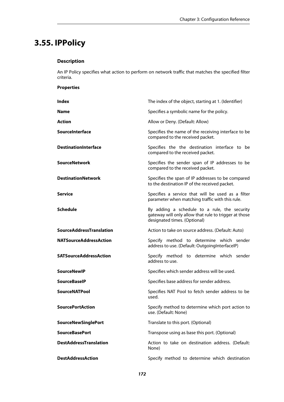 Ippolicy | Amer Networks E5 CLI User Manual | Page 172 / 290