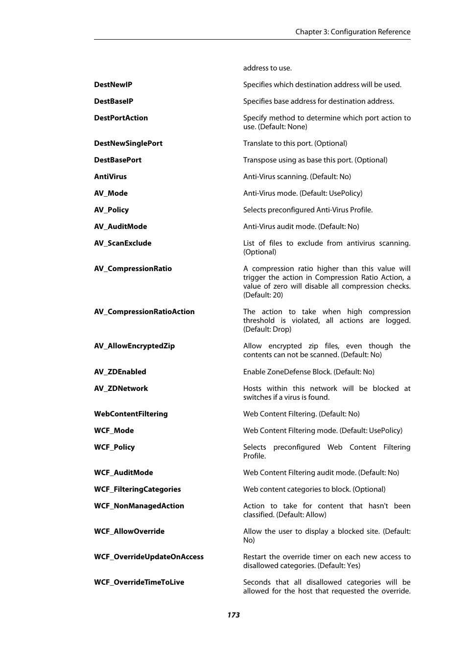 Amer Networks E5 CLI User Manual | Page 173 / 290