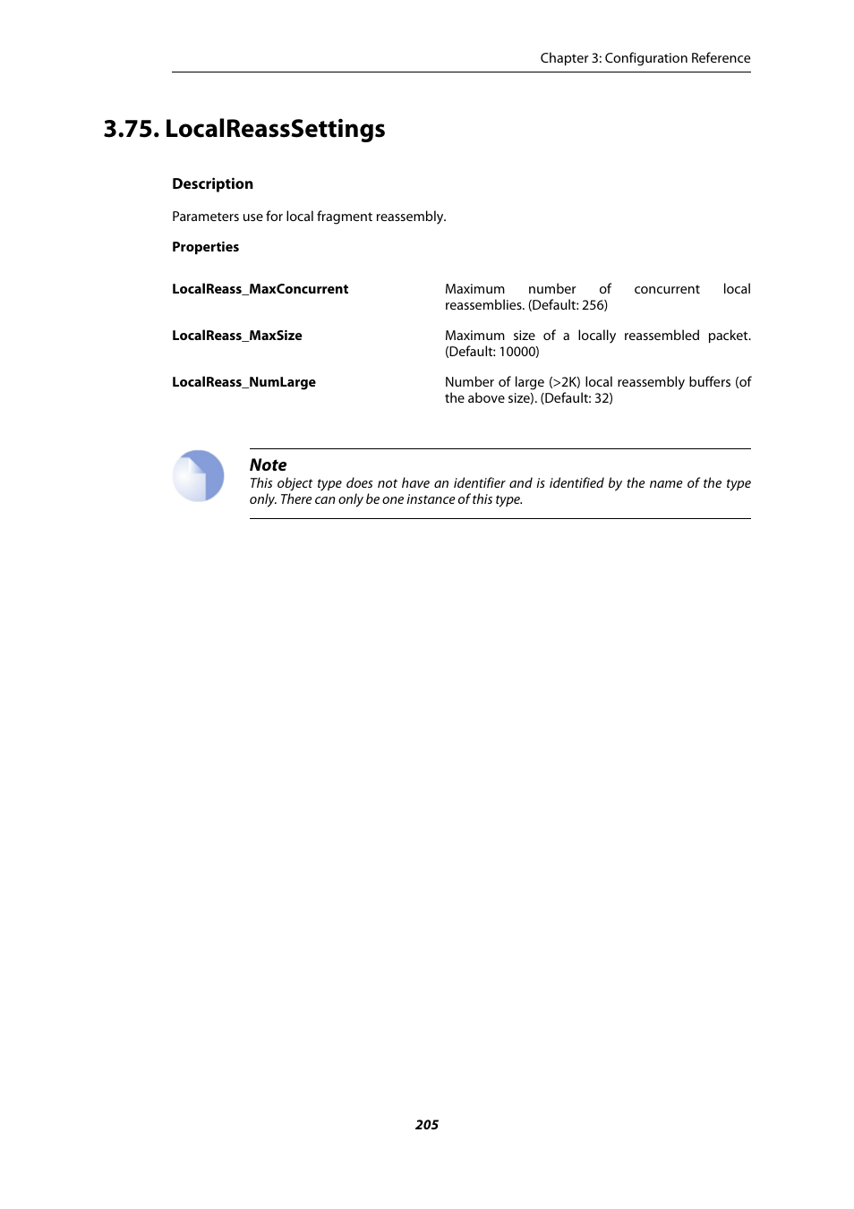 Localreasssettings | Amer Networks E5 CLI User Manual | Page 205 / 290